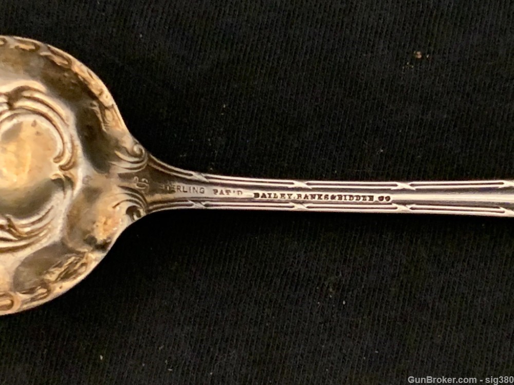 ANTIQUE STERLING SILVER BAILEY, BANKS & BIDDLE CO. 9" SERVING  FORK, 70 GR.-img-5