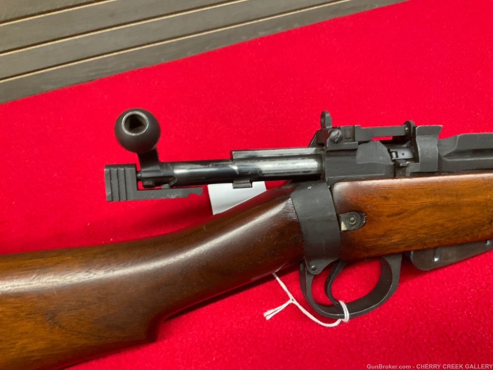 Vintage enfield ww2 bolt action rifle 1942 Jungle Carbine 303 golden state -img-24