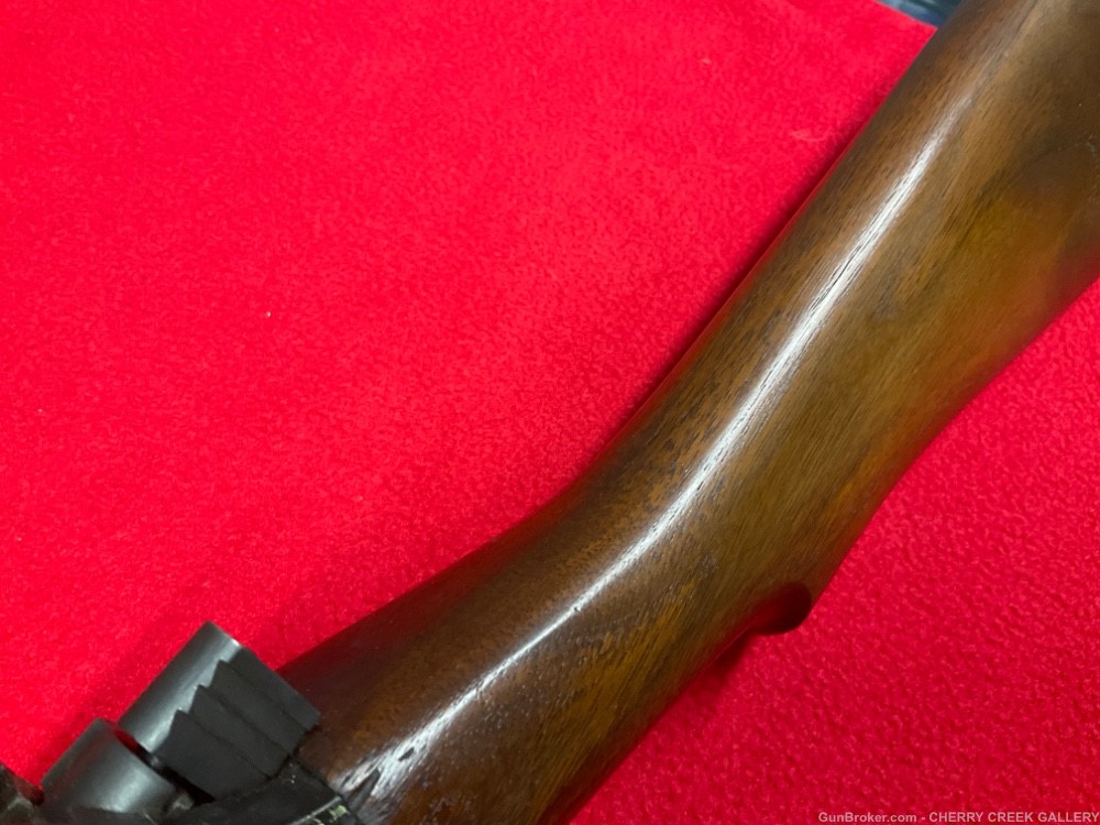 Vintage enfield ww2 bolt action rifle 1942 Jungle Carbine 303 golden state -img-15
