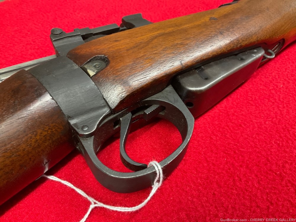 Vintage enfield ww2 bolt action rifle 1942 Jungle Carbine 303 golden state -img-27