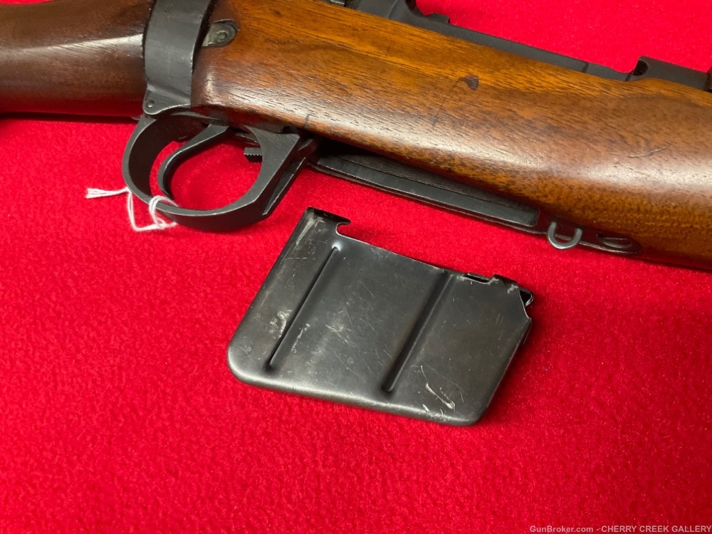 Vintage enfield ww2 bolt action rifle 1942 Jungle Carbine 303 golden state -img-32