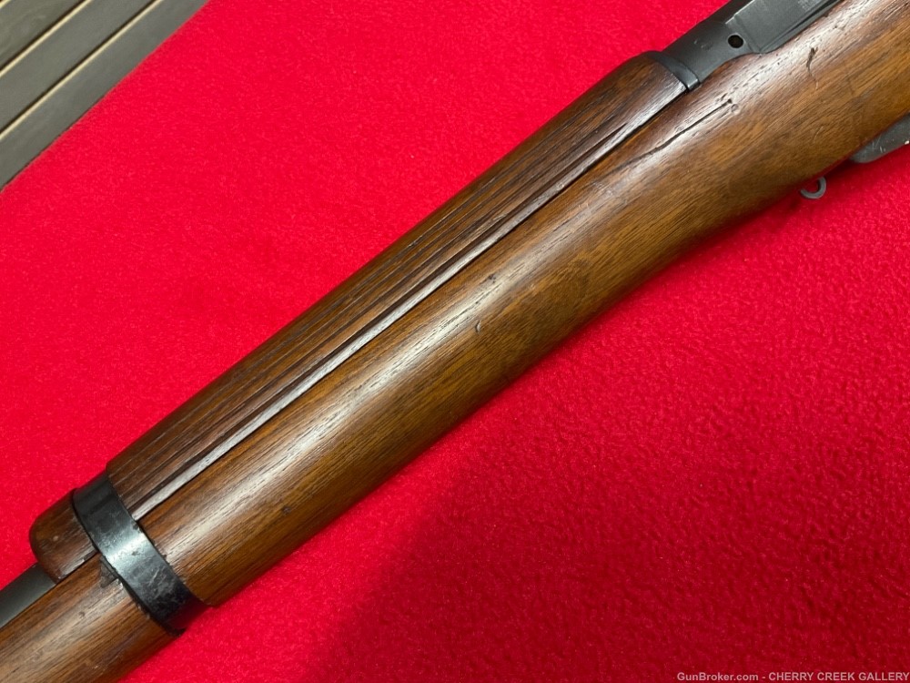 Vintage enfield ww2 bolt action rifle 1942 Jungle Carbine 303 golden state -img-7