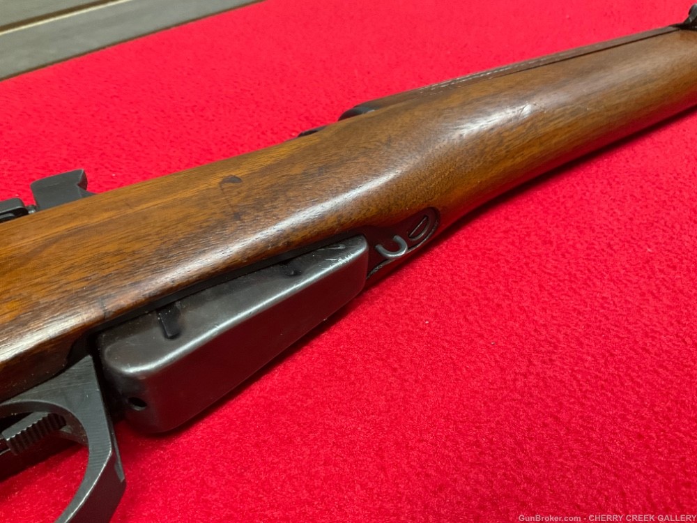 Vintage enfield ww2 bolt action rifle 1942 Jungle Carbine 303 golden state -img-26