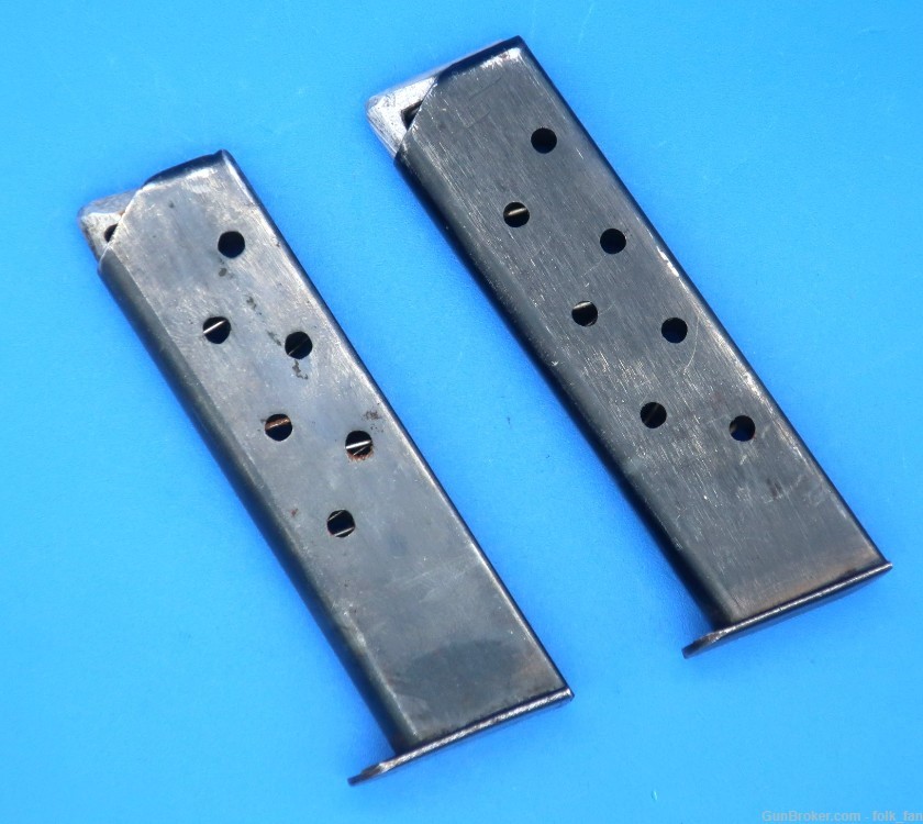 Two (2) Mauser HSC 32ACP Magazines Post War Used-img-0
