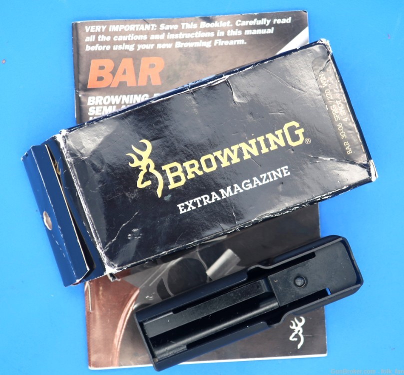 Browning BAR MKII 30-06 or 270 Win 4rd Magazine & Manual NOS -img-0