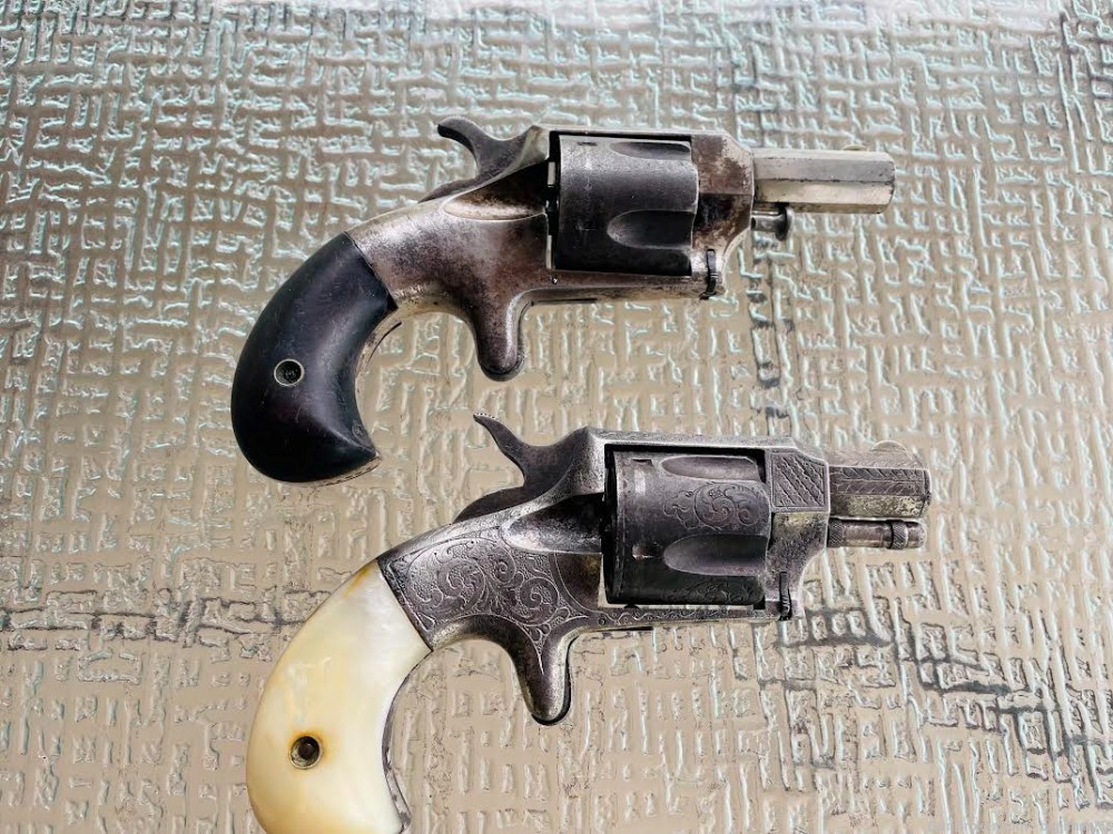 2 Antique Revolvers US Arms 38 cal-img-0