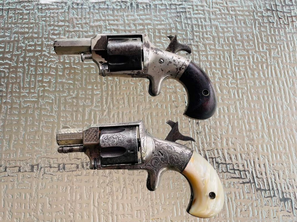 2 Antique Revolvers US Arms 38 cal-img-1