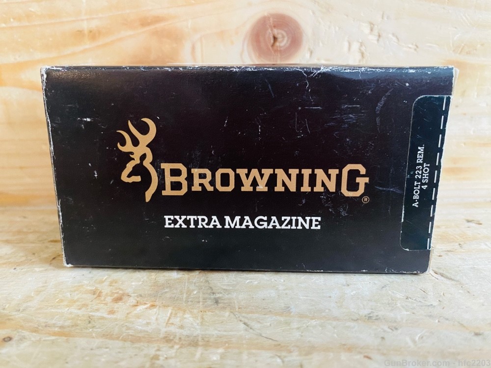 Browning ABolt A-Bolt 223 Rem. 4 shot mag Model # 1120261 New Old Stock-img-1
