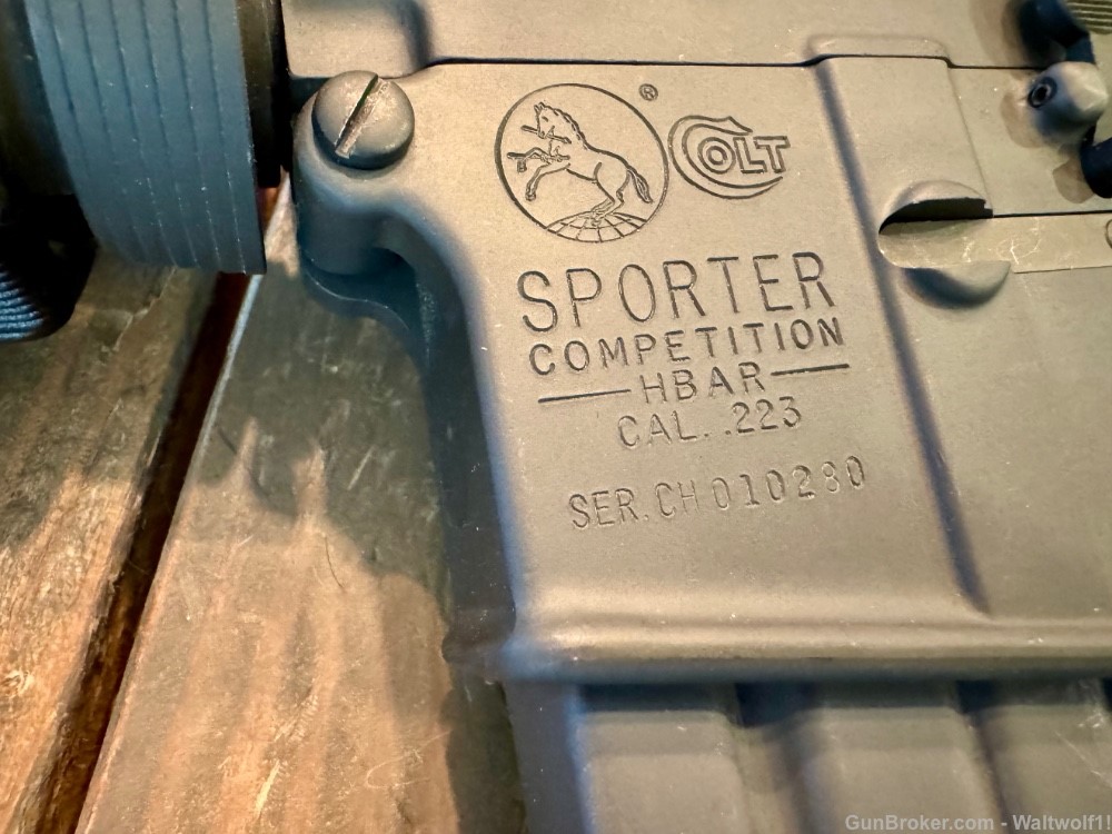 Colt Sporter Competition HBAR Pre Ban AR15 Mint -img-16