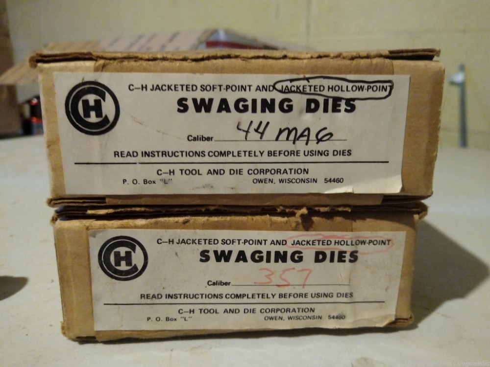 CH Tool Swaging Dies and press 357 magnum and 44 magnum-img-1