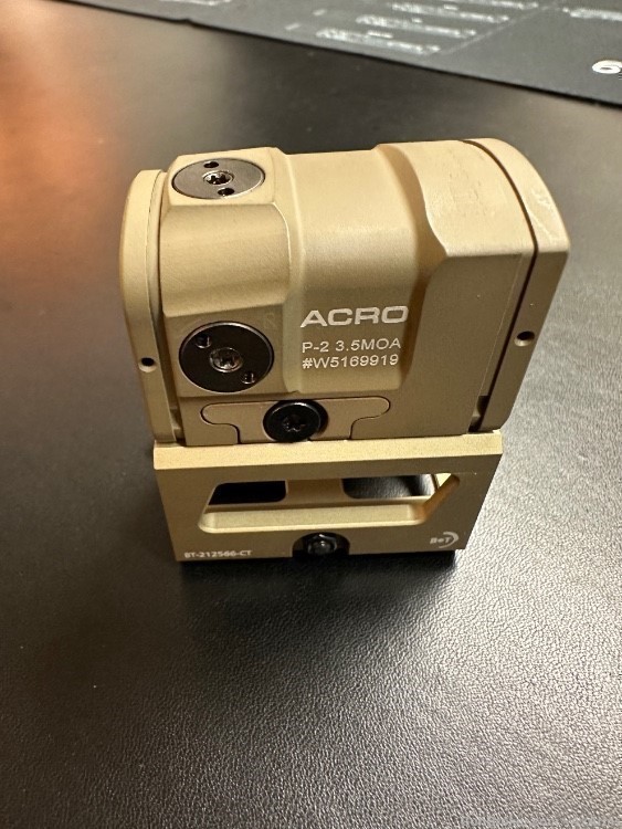 AIMPOINT ACRO P2 + B&T Mount in COYOTE TAN / FDE-img-8
