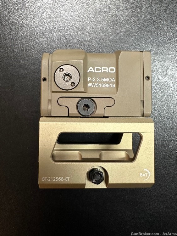 AIMPOINT ACRO P2 + B&T Mount in COYOTE TAN / FDE-img-9