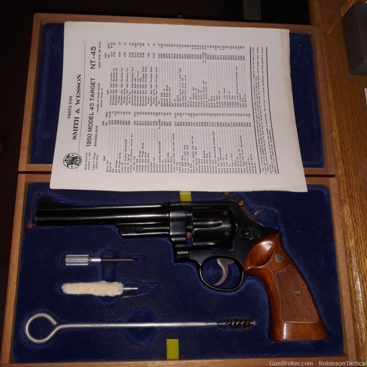 SMITH & WESSON 1950 .45 TARGET MODEL "PRE-MODEL 26"-img-9