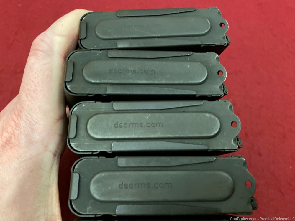 Lot of 5 Excellent Metric FAL 20rd steel magazines DSA marked 7.62 / 308-img-14