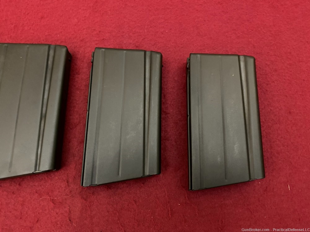 Lot of 5 Excellent Metric FAL 20rd steel magazines DSA marked 7.62 / 308-img-3