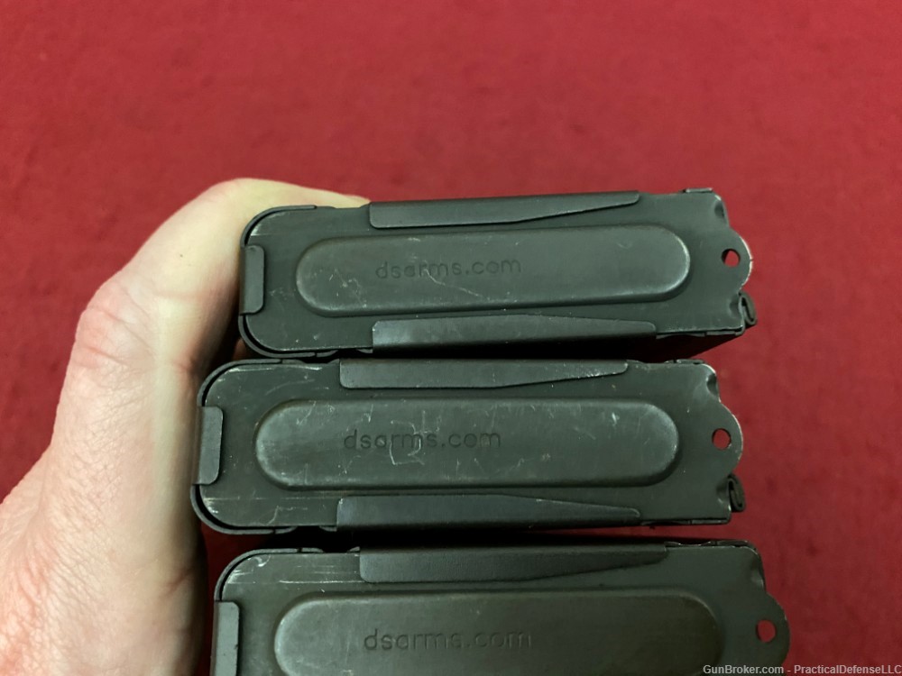 Lot of 5 Excellent Metric FAL 20rd steel magazines DSA marked 7.62 / 308-img-15