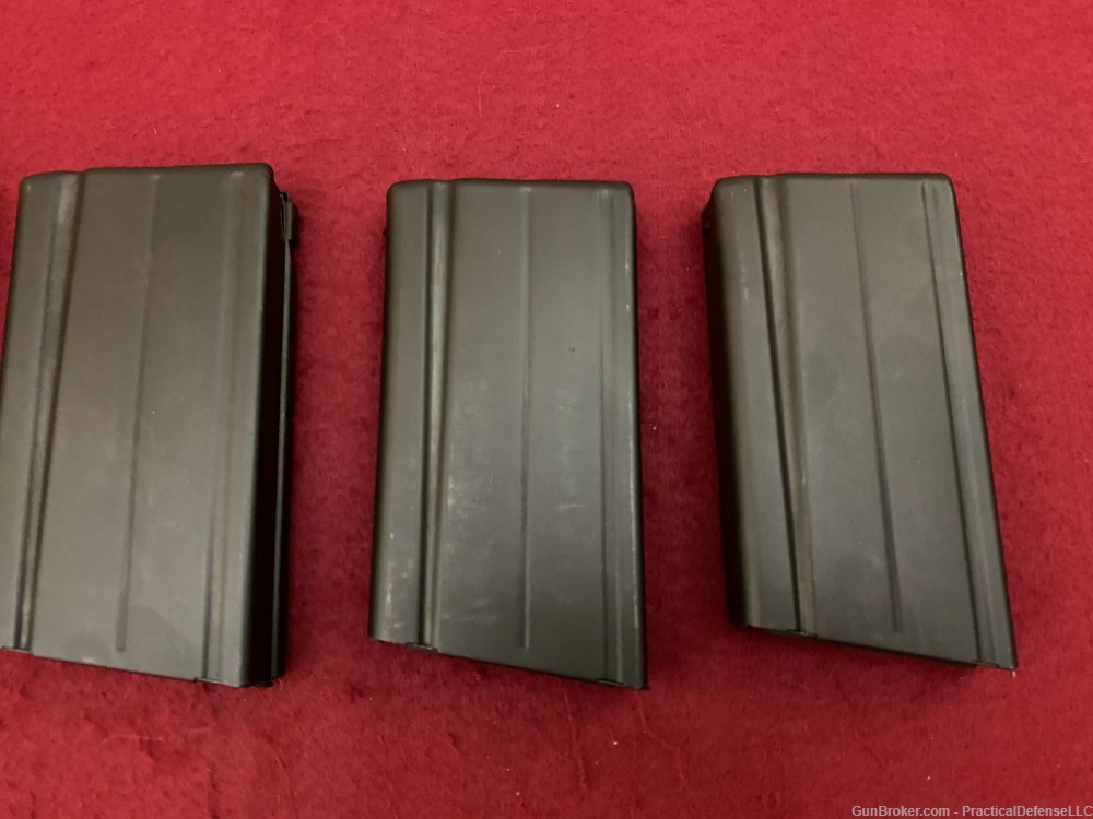 Lot of 5 Excellent Metric FAL 20rd steel magazines DSA marked 7.62 / 308-img-7