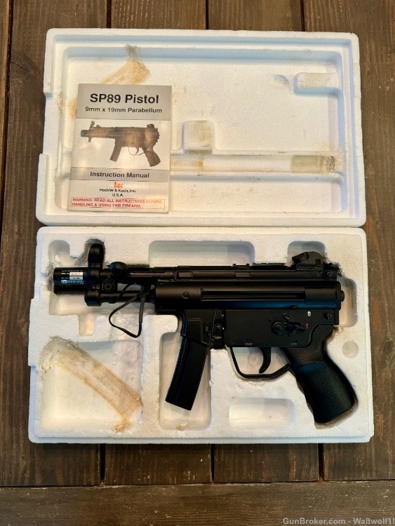 Ultra Rare Pre-Ban Heckler & Koch HK SP89 9mm Must Have Grail AS NEW-img-0