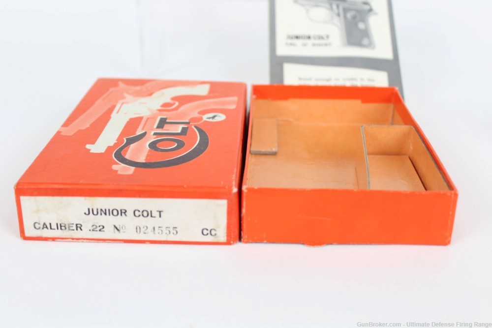 EXCELLENT 1965 Colt Junior JR 22 Short Factory Box, Magazine and Manual-img-5