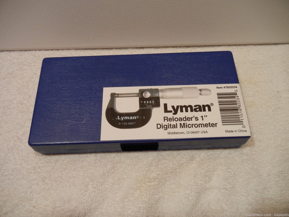Lyman Reloaders 1" Digital Micrometer. -img-0