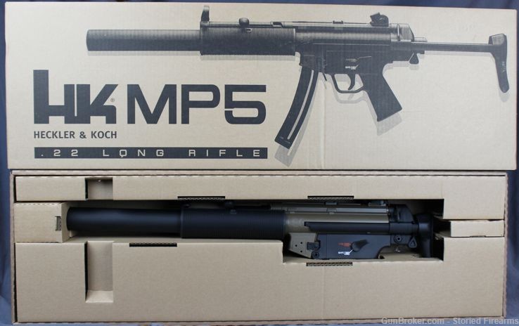 HECKLER & KOCH H&K Exclusive MP5 22LR FDE 16" Retractable Stock in BOX LNIB-img-2