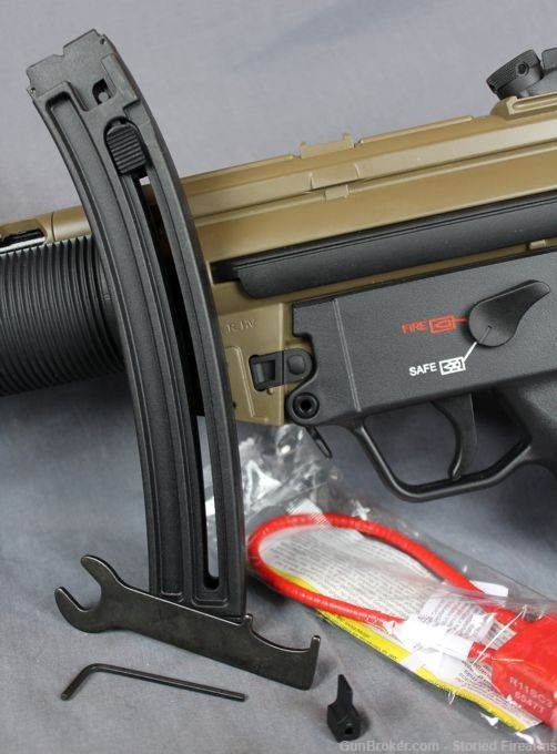 HECKLER & KOCH H&K Exclusive MP5 22LR FDE 16" Retractable Stock in BOX LNIB-img-3