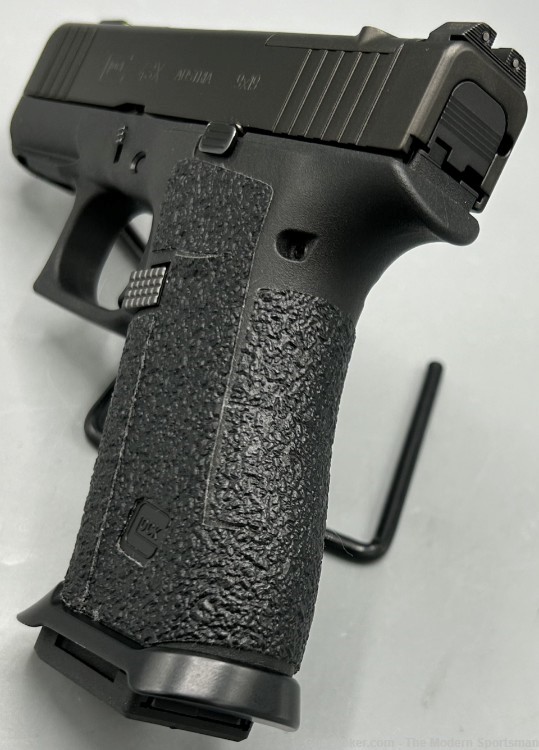 GLOCK 43X MOS 9mm Luger 3.41" G43X Optic Ready 9x19 Shield Arms Mags Black-img-3