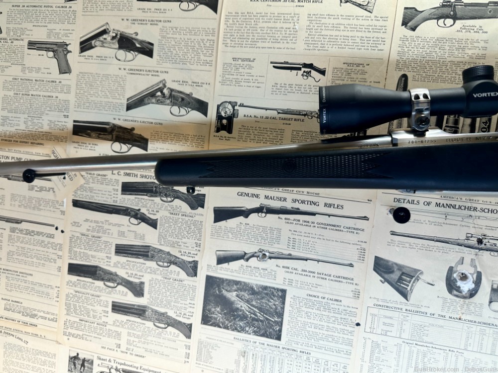 RUGER M77 MARK II 280 REM W VORTEX SCOPE PENNY AUCTION!-img-11