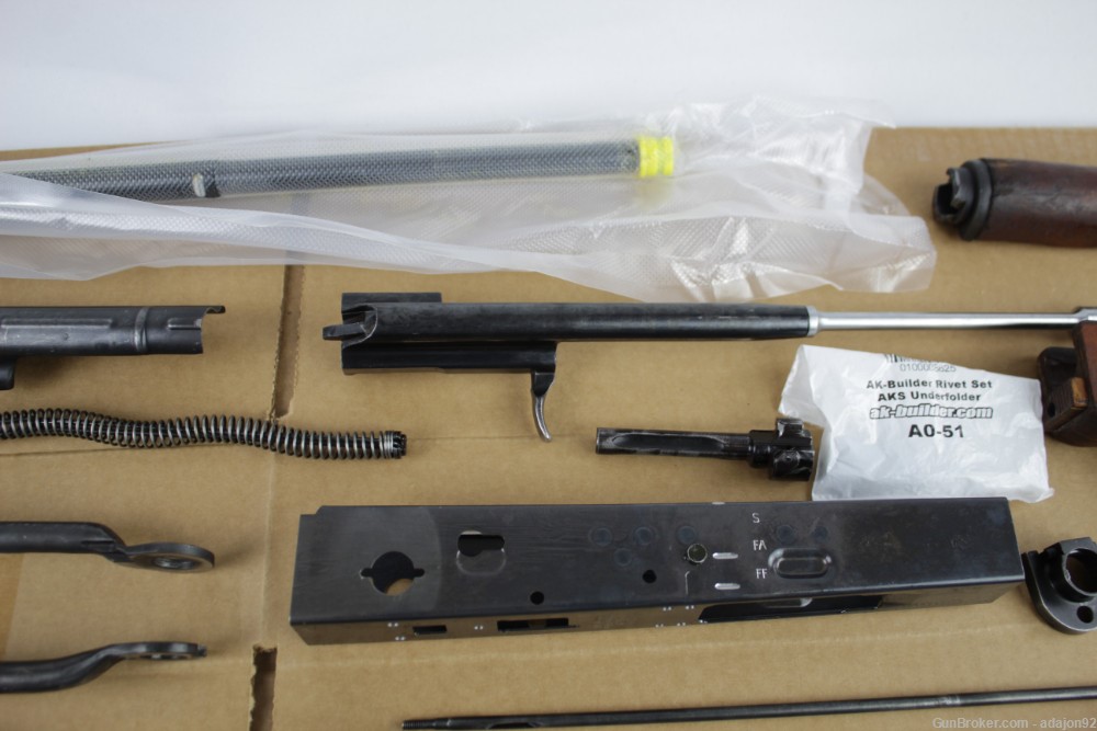 Matching Romanian MD65 Underfolder Parts Kit AK47 W/ Receiver and FB Barrel-img-2