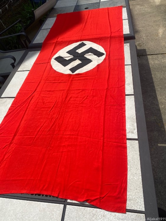 WWII German SA BANNER / GERMAN THIRD REICH FLAG-img-3