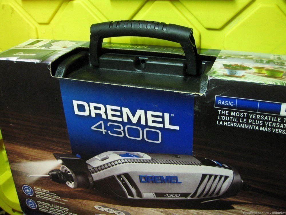 Dremel 4300 5 / 40 Most Versatile Tool kit Engraver in box  + light-img-3