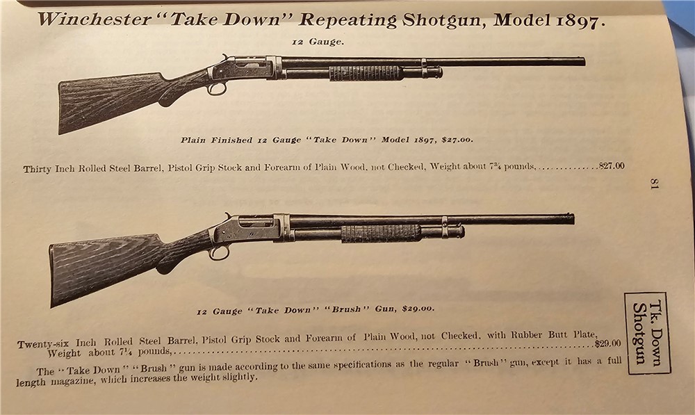 *RARE* Factory 2-Barrel Set Winchester Model 1897 12 GA. Shotgun - NO RES-img-17