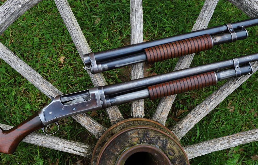 *RARE* Factory 2-Barrel Set Winchester Model 1897 12 GA. Shotgun - NO RES-img-0