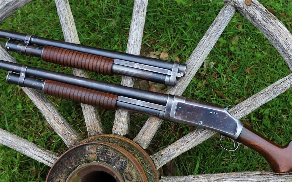 *RARE* Factory 2-Barrel Set Winchester Model 1897 12 GA. Shotgun - NO RES-img-1
