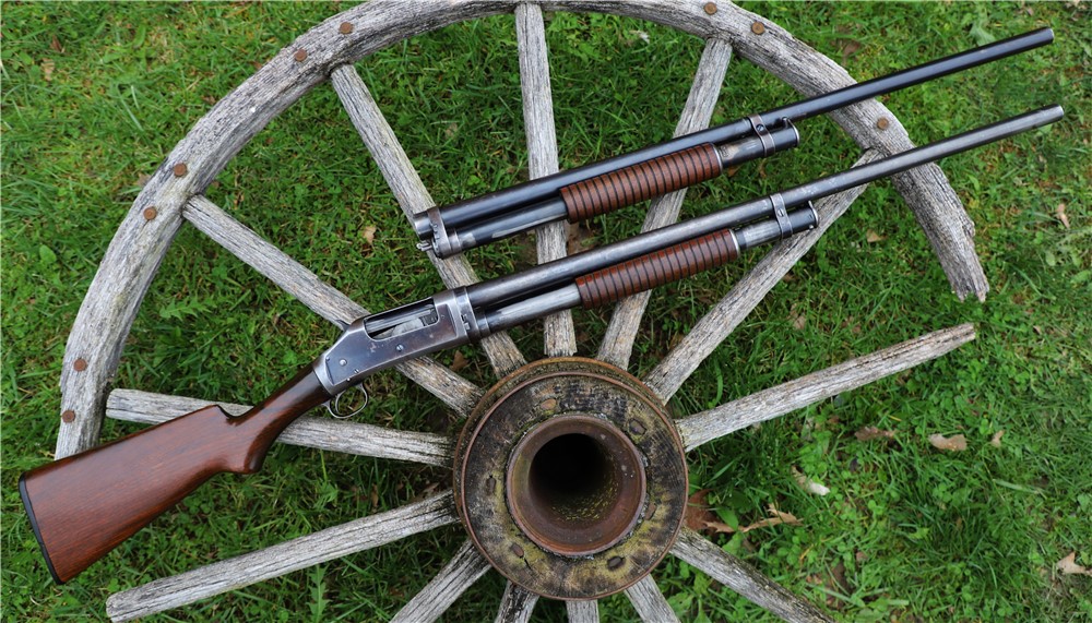 *RARE* Factory 2-Barrel Set Winchester Model 1897 12 GA. Shotgun - NO RES-img-3