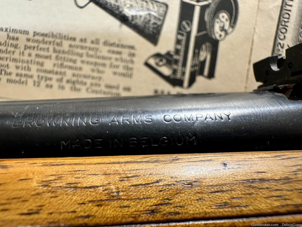 BROWNING ARMS BAR BELGIUM 7MM REM MAG PENNY AUCTION! -img-8