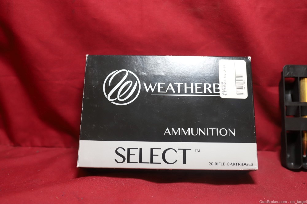 Weatherby Select 6.5-300 Weatherby mag 140 Gr. Soft Point 20 Count -img-1