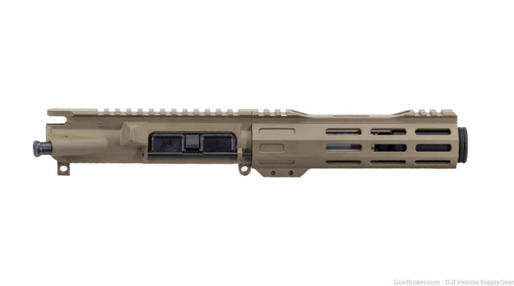 AR-15 / AR-9 9mm 5.5" 416r Upper Receiver In FDE Cerakote w/ Flash Can-img-0