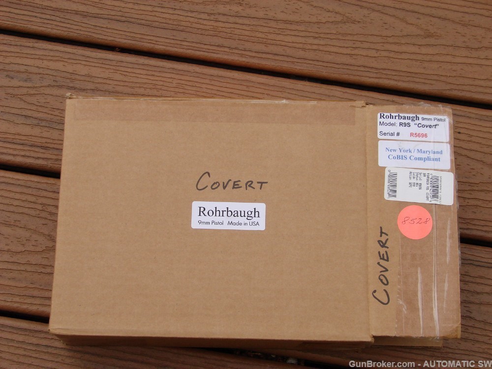 Rohrbaugh Firearms Model R9S Covert 9mm Un-Fired In Box 2011-img-50