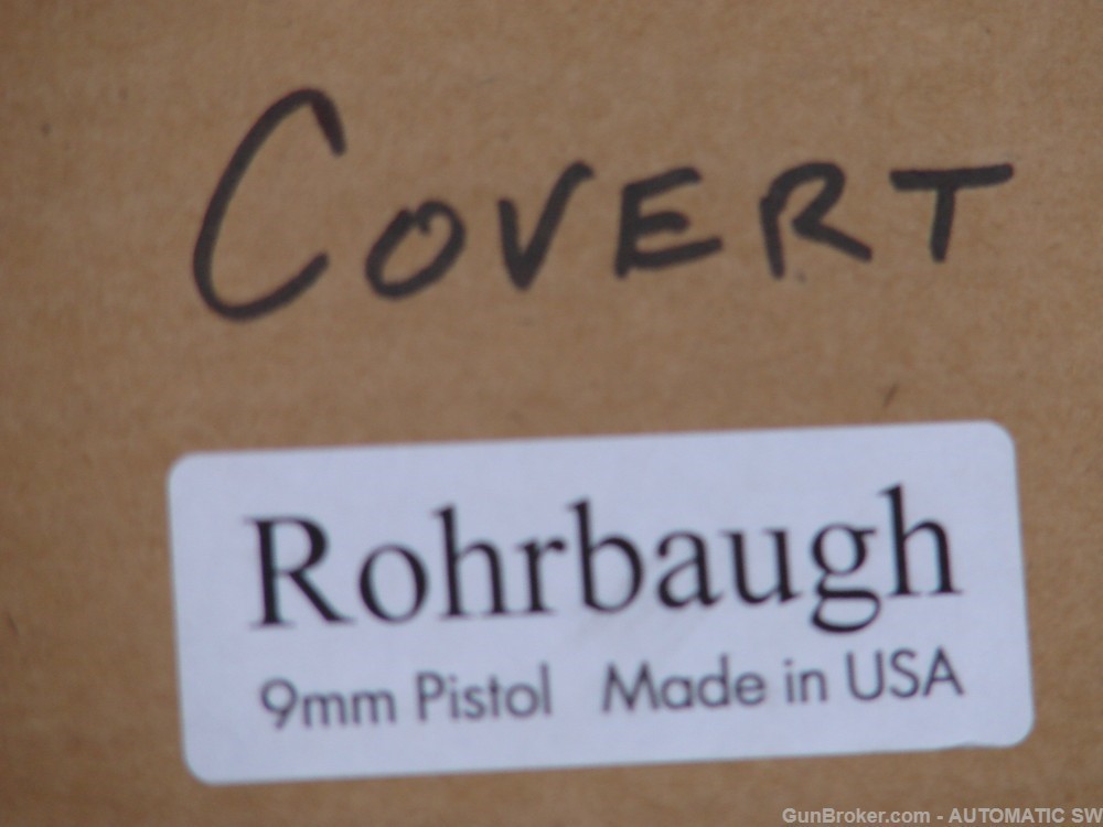 Rohrbaugh Firearms Model R9S Covert 9mm Un-Fired In Box 2011-img-54