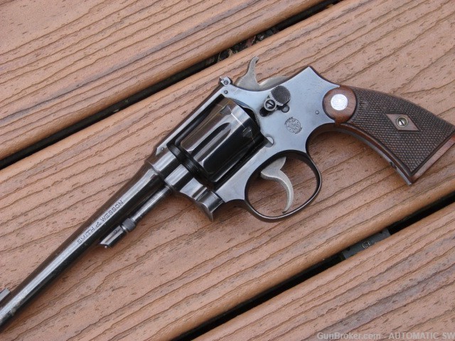 Smith Wesson Model K-22 Outdoorsman S&W 1931-1940 22LR 6" 5 Screw 22 LR-img-0