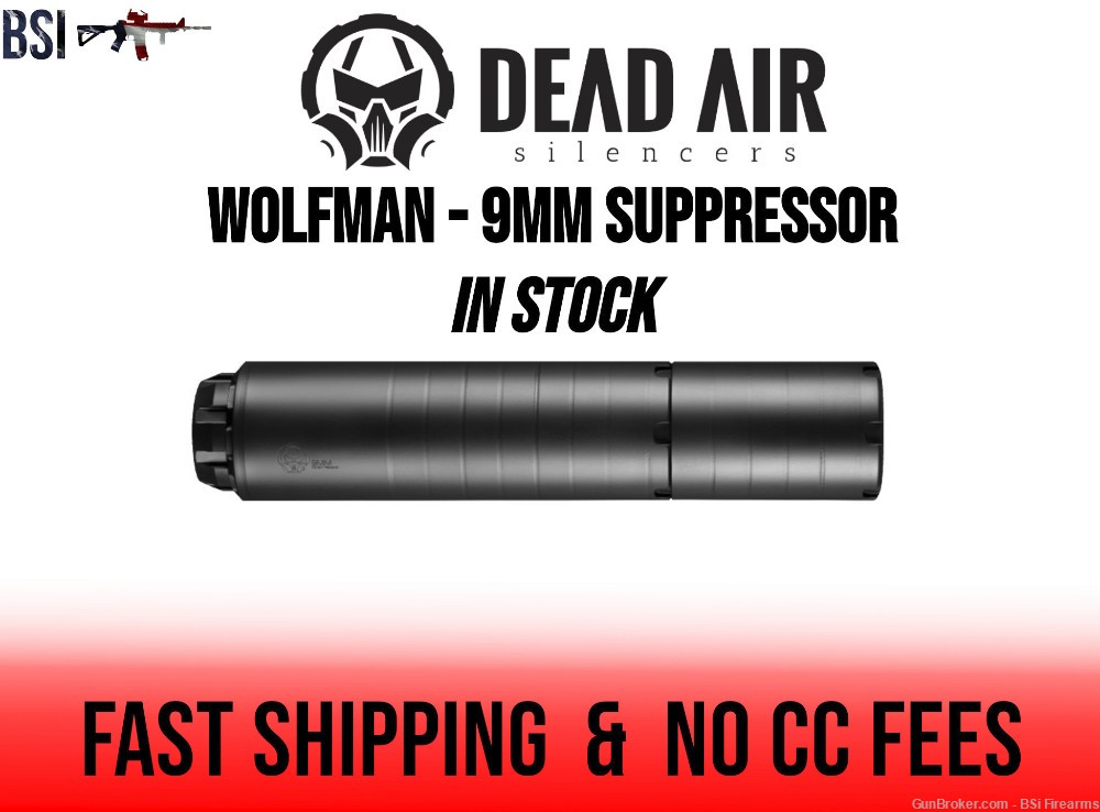 Dead Air Wolfman 9mm Suppressor Wolfman Dead-Air-img-0