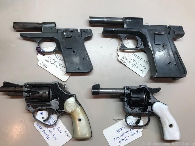 Gunsmith Lot Parts or Repair Revolvers Pistols Jennings Jimenez IMP Gen Pre-img-1