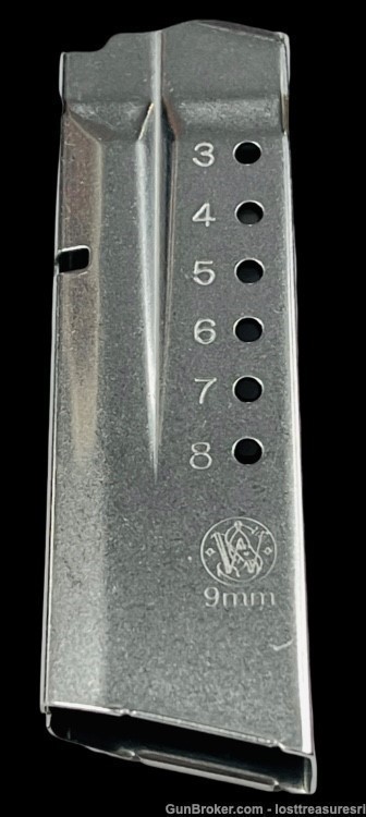 5 New Smith & Wesson M&P Shield 9mm Magazine Tubes Shells 8 Round Capacity-img-7