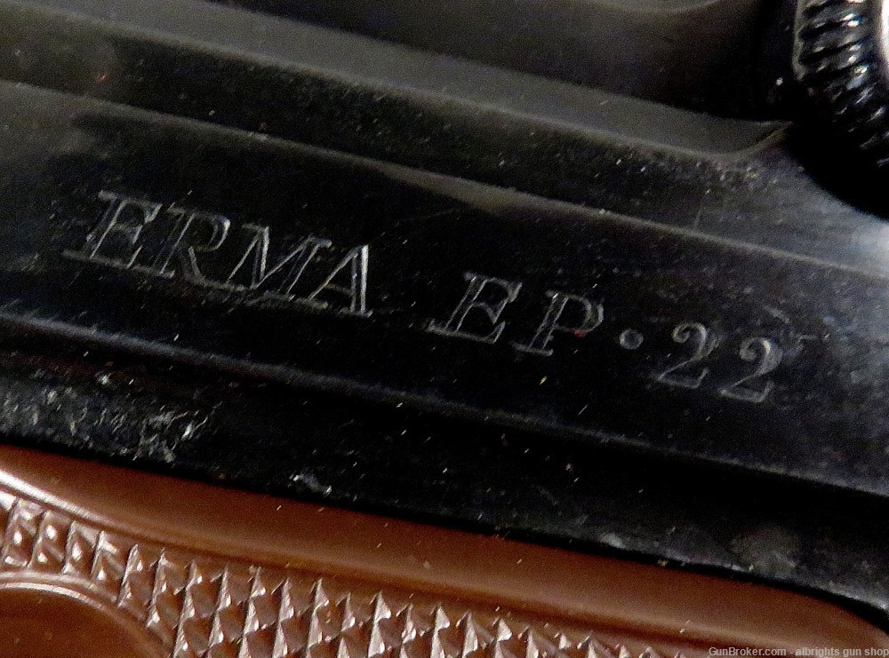 ERMA EP-22 LUGER 22 Long Rifle Semi Auto Pistol in Factory Case C&R OK-img-24