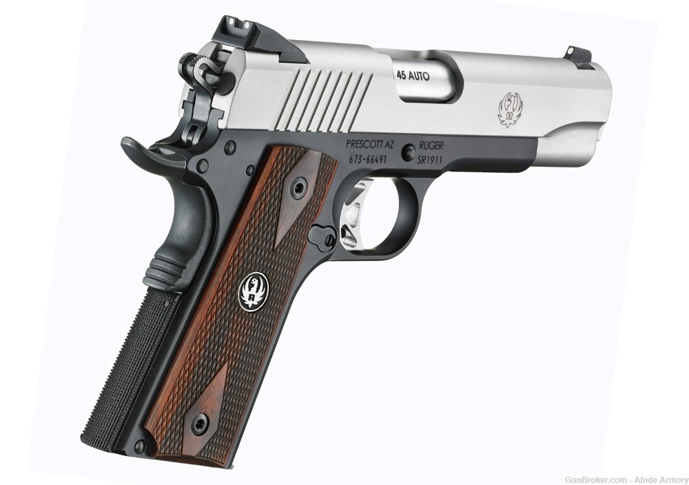 Ruger SR1911 .45 ACP Commander Lightweight 1911 Two-Tone 6711 736676067114-img-3