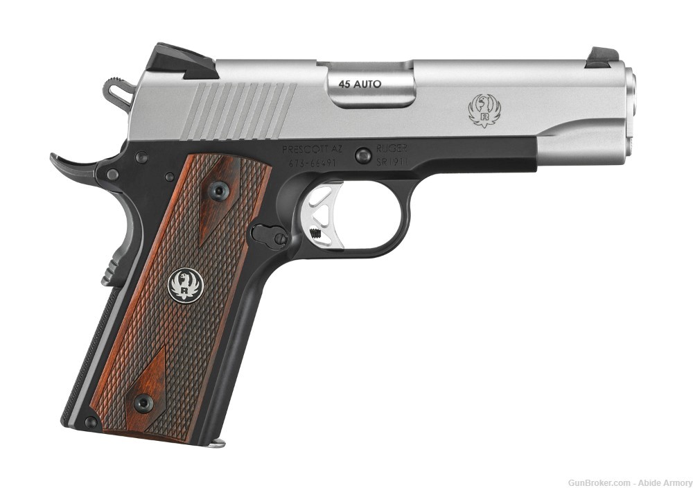 Ruger SR1911 .45 ACP Commander Lightweight 1911 Two-Tone 6711 736676067114-img-5