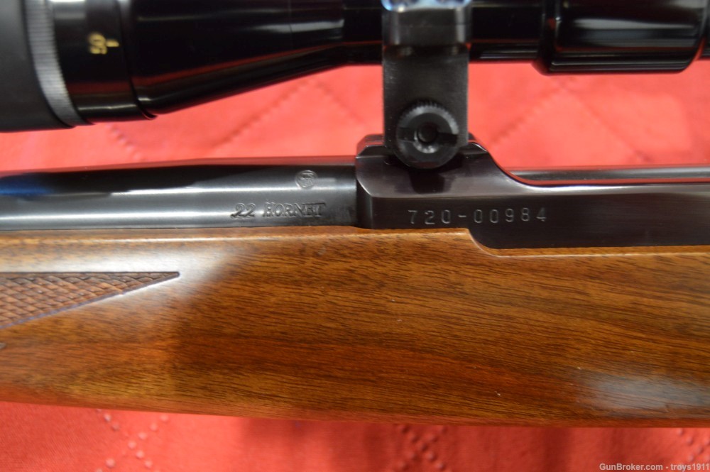 Ruger 77/22 77 22 Hornet bolt action rifle .22 with Burris scope 3 mags -img-5