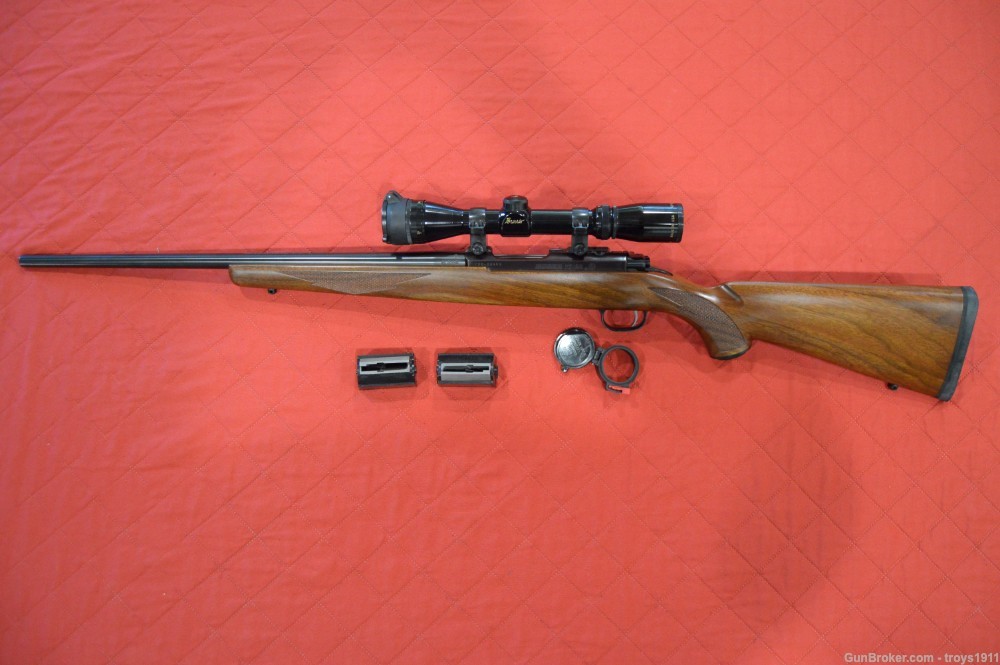 Ruger 77/22 77 22 Hornet bolt action rifle .22 with Burris scope 3 mags -img-0