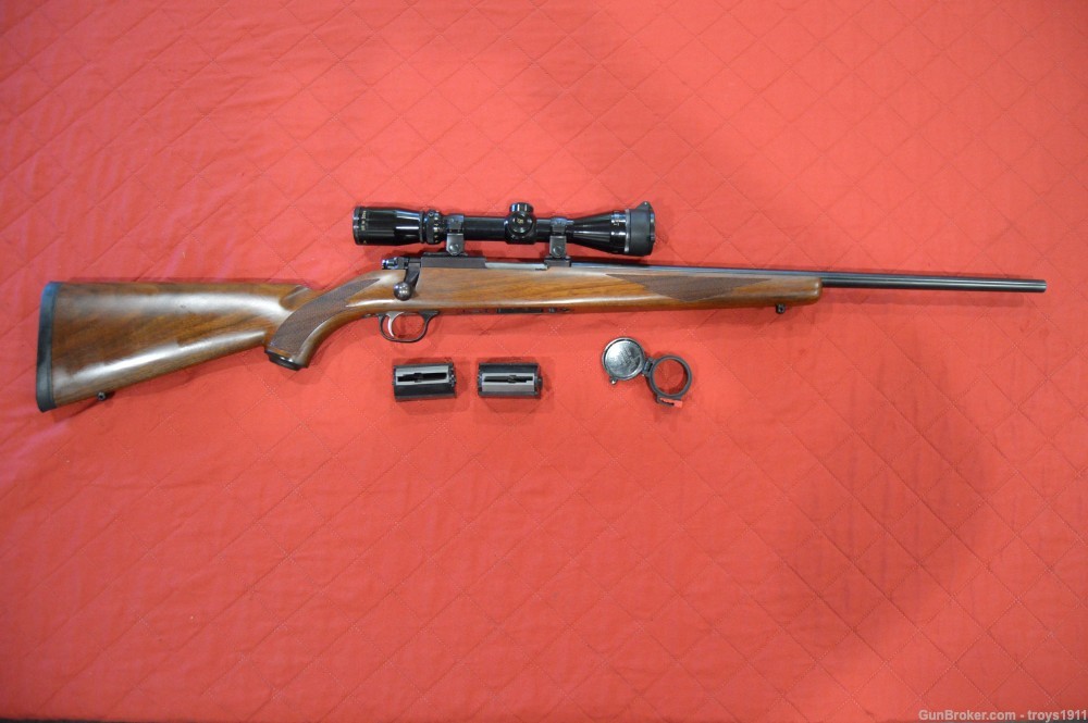 Ruger 77/22 77 22 Hornet bolt action rifle .22 with Burris scope 3 mags -img-1